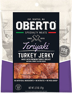 Image of All Natural Teriyaki Turkey Jerky packaging