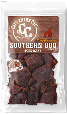 Image of Cattleman's Cut Southern BBQ Pork Jerky packaging