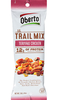 Image of Teriyaki Chicken Jerky Trail Mix packaging