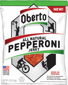 Image of All Natural Pepperoni Jerky packaging