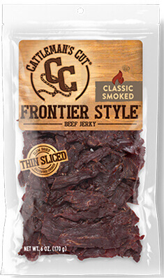 Image of Cattleman's Cut Frontier Style Classic Smoked Jerky packaging