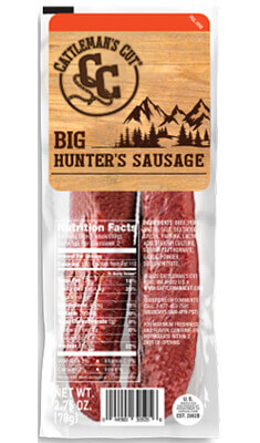 Image of Cattleman's Cut Big Hunter's Sausage 2pc packaging