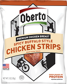 Image of Spicy Buffalo Style Chicken Strips packaging
