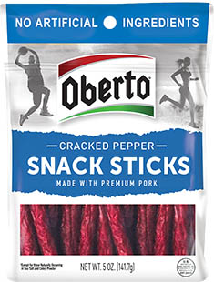 Image of Cracked Pepper Snack Sticks packaging